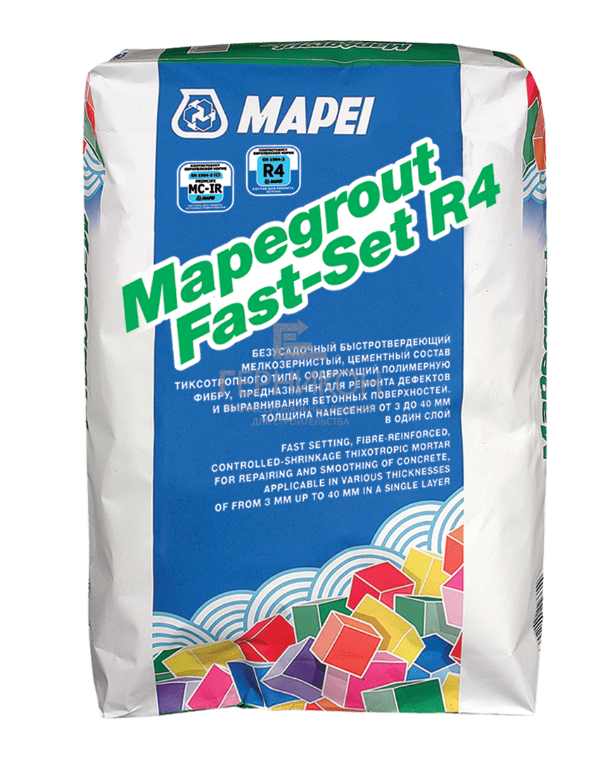 mapei mapegrout fast-set r4 25кг (мапей мапегроут фаст-сет р4 25кг)