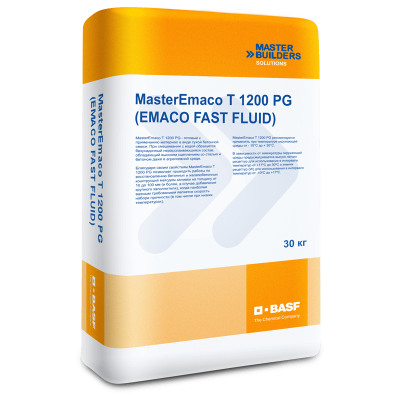 masteremaco t 1200 pg (emaco fast fluid) 30 кг