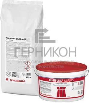 aquafin-2k/m weiss (аквафин 2к/м белый), 35 кг