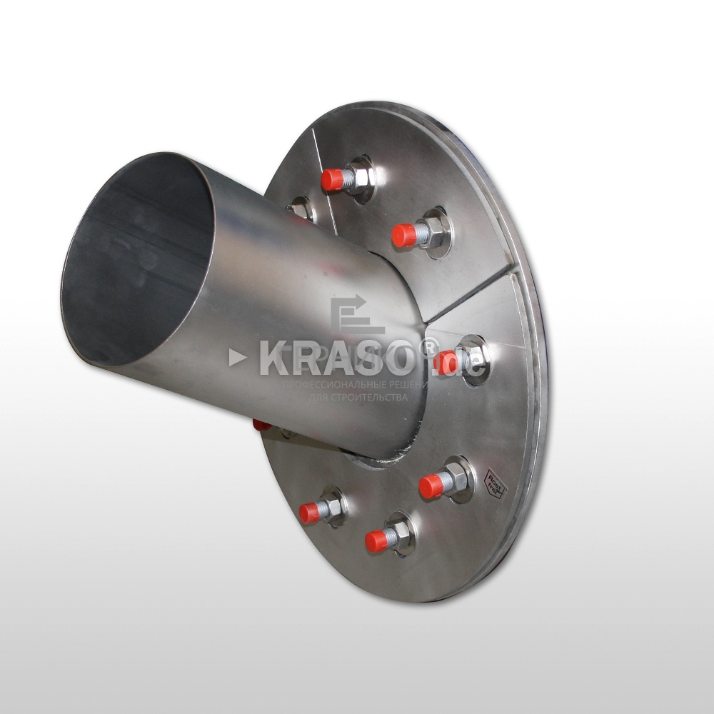 обсадная труба kraso (красо) тип fl / za (d200, угол 45° / 60°) из нержавеющей стали