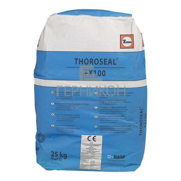 thoro thoroseal fх-100 25 кг (торо торосил фикс-100 25 кг)