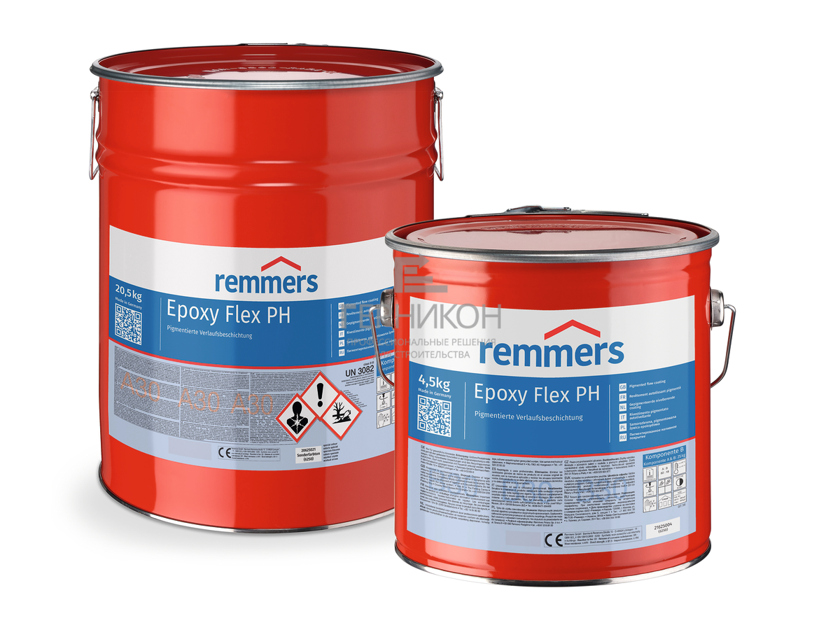 remmers epoxy flex ph(комп.a + комп.в)(12кг, 25кг) (реммерс эпокси флекс пх(комп.a + комп.в)(12кг, 25кг))